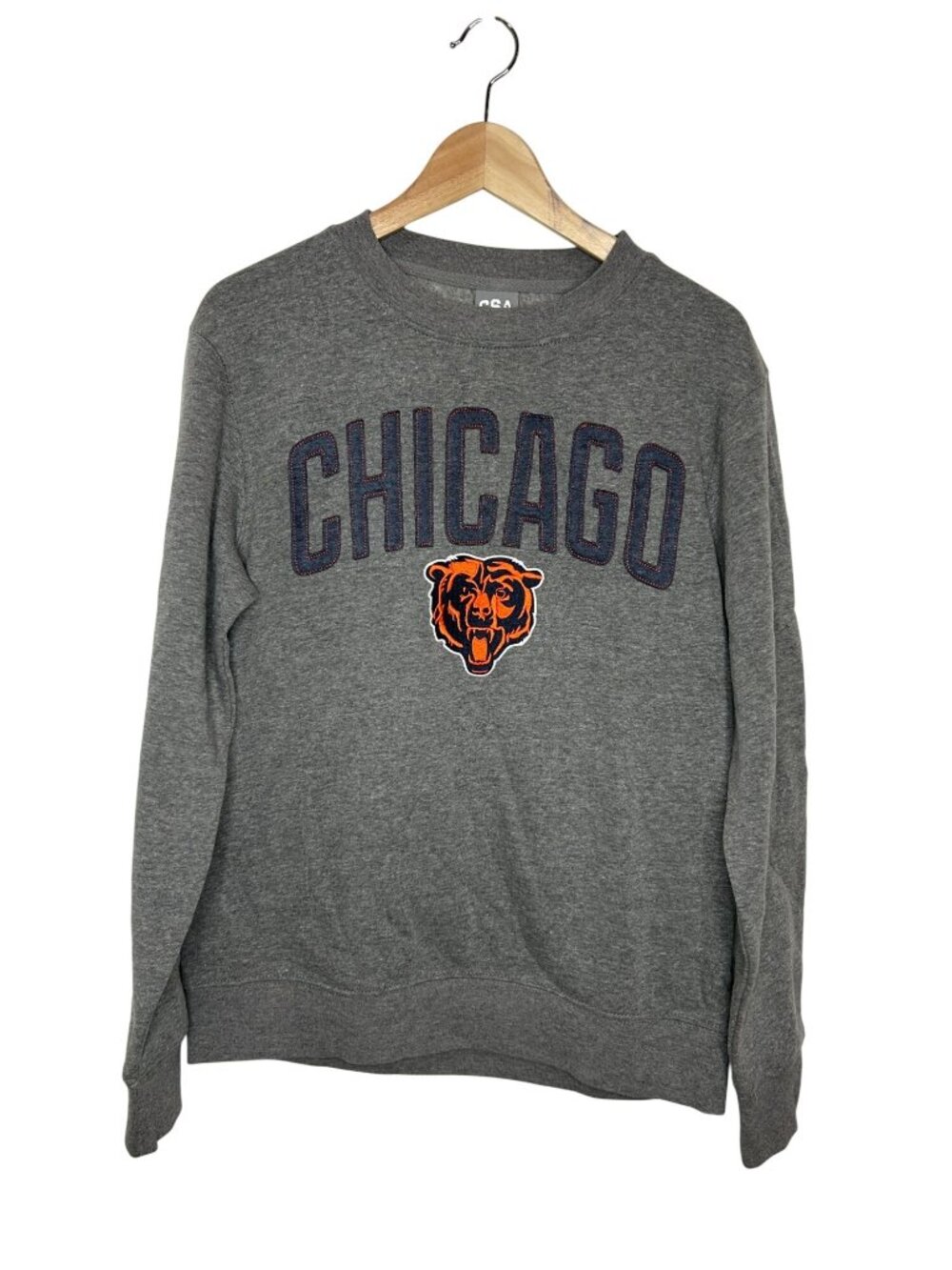 NWT Chicago Bears Women's Small Gray Crewneck Sweatshirt MSRP $44.99
